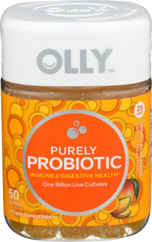 Olly - Purely Probiotic Chewable Gummies, 50 EACH