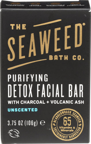 The Seaweed Bath Co. - Purifying Detox Facial Bar, 3.75 Oz | Pack of 3