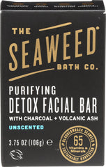 The Seaweed Bath Co. - Purifying Detox Facial Bar, 3.75 Oz | Pack of 3