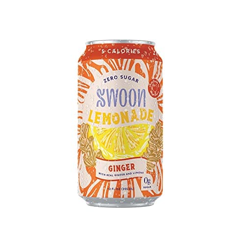 Swoon Zero Sugar Ginger Lemonade - Low Carb, Keto & Paleo Friendly, 12 Oz.
 | Pack of 12