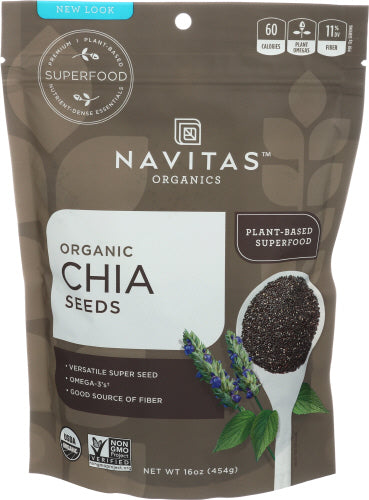 Navitas - Organics Chia Seeds, 16  Oz