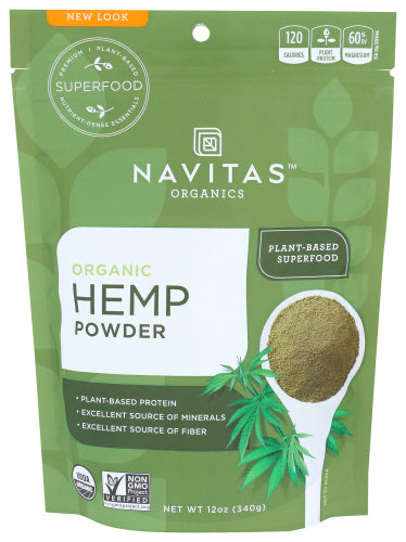 Navitas - Organics Hemp Protein Powder, 12 Oz
