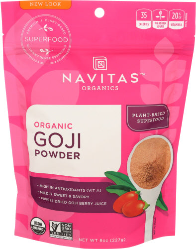 Navitas - Organic Goji Powder, 8 Oz