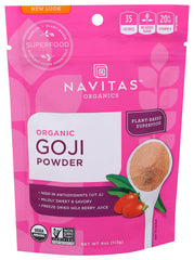 Navitas - Organics Goji Berrie Powder, 4  Oz