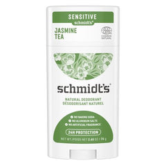 Schmidt's - Natural Sensitive Deodorant Stick Jasmine Tea, 2.65 Oz