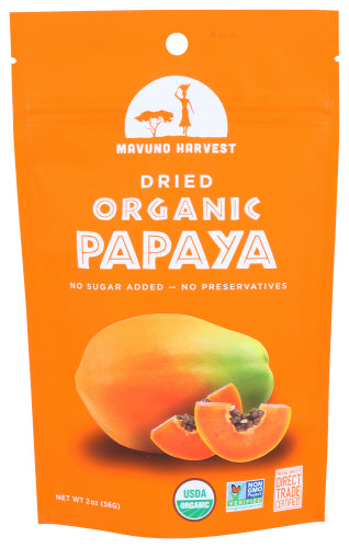 Mavuno Harvest - Organic Papaya, 2 oz | Pack of 6