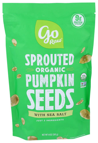 Go Raw - Organic Sprouted Pumpkin Seeds, 16 Oz | Pack of 6