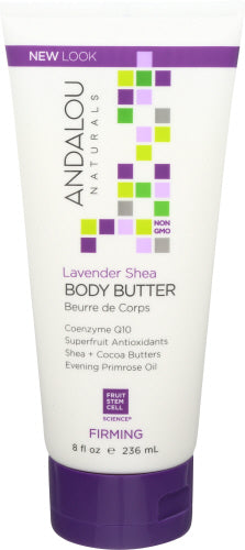 Andalou Naturals - Firming Body Butter Lavender Shea, 8Oz