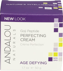 Andalou Naturals - Age Defying Goji Peptide Perfecting Cream, 50mL