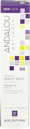 Andalou Naturals - Perfecting BB Beauty Balm Natural Tint SPF 30, 2 Oz