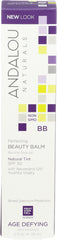 Andalou Naturals - Perfecting BB Beauty Balm Natural Tint SPF 30, 2 Oz