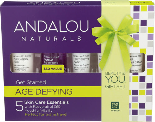 Andalou Naturals - Get Started Kit - Age Defying, 5 piece kit