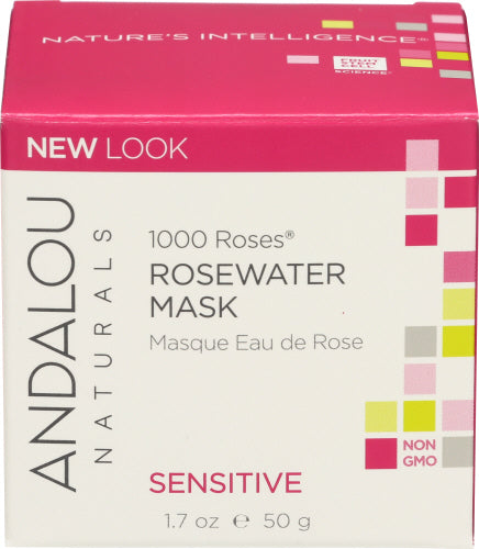 Andalou Naturals - 1000 Roses Rosewater Mask, 1.7 Oz