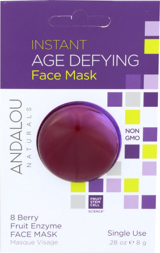Andalou Naturals - Age Defying Face Mask 8 Berry Fruit Enzyme, 0.28 Oz | Pack of 6