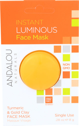 Andalou Naturals - Luminous Instant Facial Mask Pods, 0.28 Oz | Pack of 6