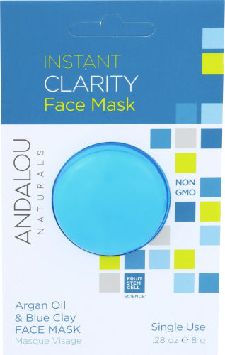 Andalou Naturals - Face Mask Instant Clarity, 0.28 Oz | Pack of 6