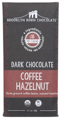 Brooklyn Born Chocolate - Paleo Dark Chocolate Coffee Hazelnut, 2.1 OZ

 | Pack of 12