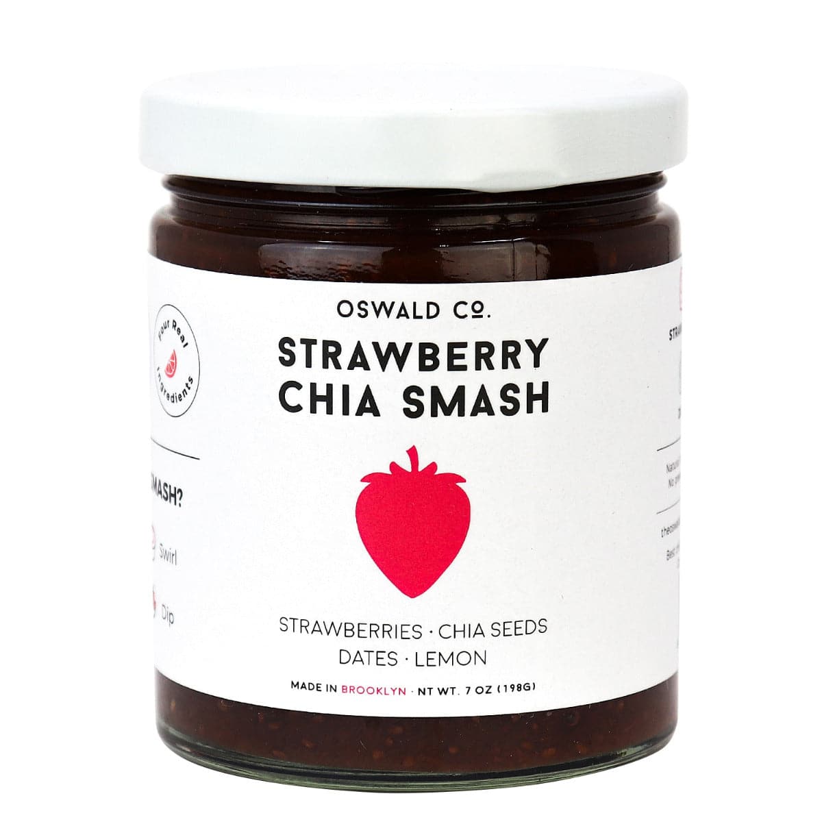 Oswald Co. Chia Smash, Strawberry 8 Oz
 | Pack of 6