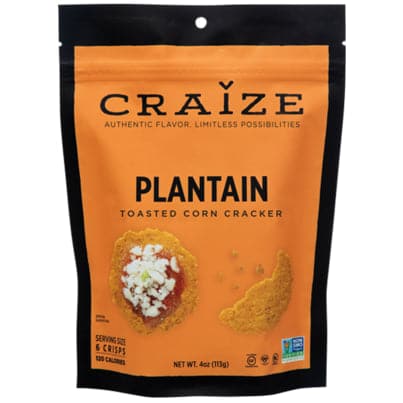 Craize Toasted Corn Crisps Plantain 4 oz
 | Pack of 6