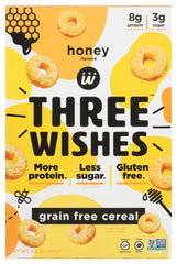 Three Wishes - Grain Free Cereal, Honey, 8.6 oz | Pack of 6