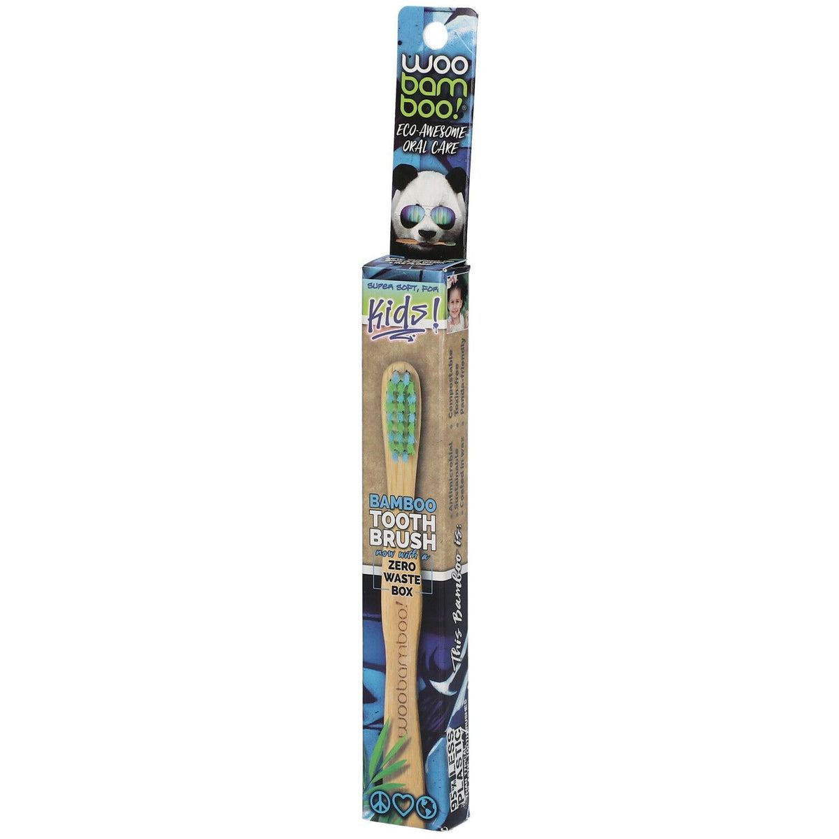 WooBamboo - WooBamboo Kids Toothbrush - 1, (Case of 6)  | Pack of 12