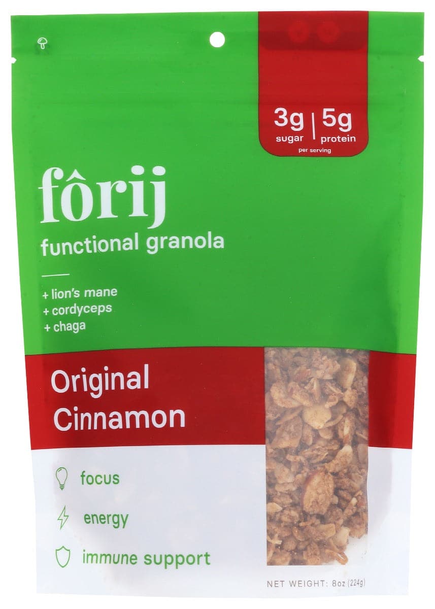 Forij Cinnamon Granola, 8 oz
 | Pack of 6