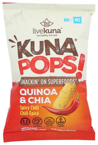 Kuna Pops: Snacks Spicy Chili, 3.5 Oz

 | Pack of 10