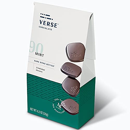 Verse - Cacao Mint Dark Chocolate , 4.23 oz | Pack of 6