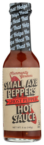 Small Axe Peppers - Sauce Hot Ghost Pepper, 5 OZ | Pack of 6