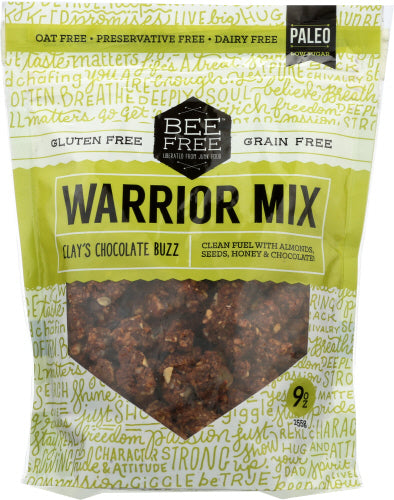 BeeFree - Warrior Mix Clay's Chocolate Buzz Resealable Bag, 9oz | Pack of 12