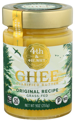 4th & Heart - Original Ghee Clarified Butter, 9 Oz | Pack of 6