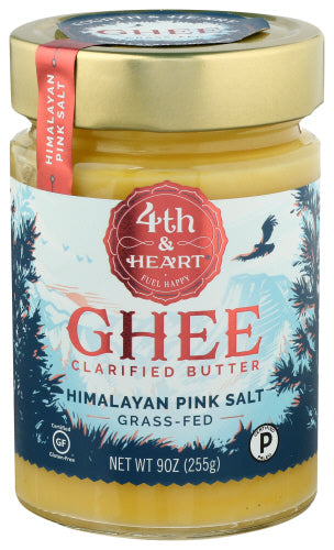 4th & Heart - Ghee Himalayan Pink Salt, 9 Oz | Pack of 6