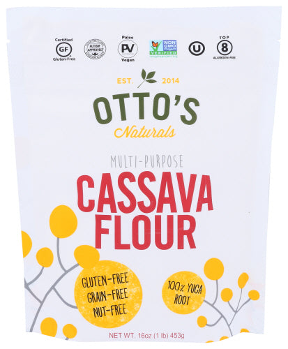 Ottos Naturals - Multi-Purpose Cassava Flour, 16 oz | Pack of 4