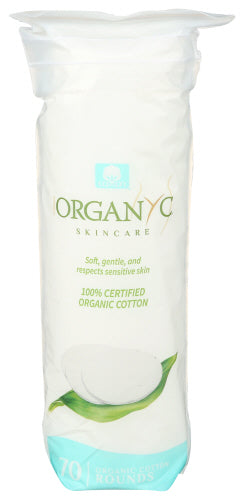 Organyc - Certified Organic Cotton Rounds, 70 Count