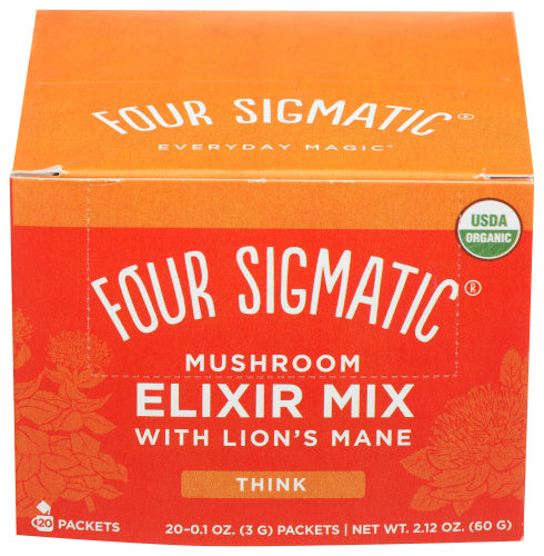 Four Sigma Foods - Elixir Lions Mane Mushroom, 2.12 Oz