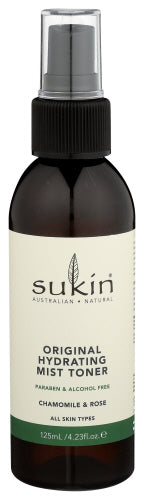 Sukin - Toner Mist Hydrating, 4.23 Oz