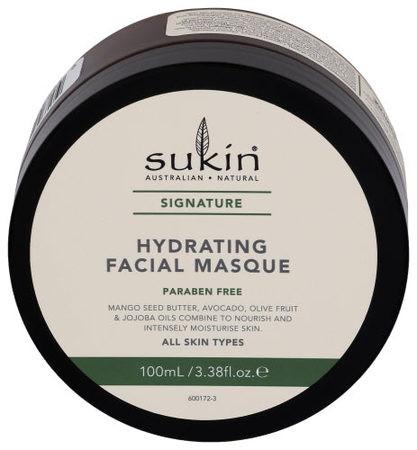 Sukin - Masque Facial Hydrating, 3.38 Oz