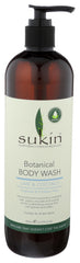 Sukin - Botanical Lime Coconut Body Wash, 16.9 Fo