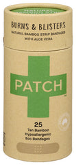 Patch - Natural Aloe Vera Bamboo Strip Bandages, 25 Pc | Pack of 3