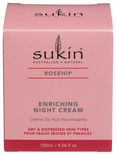 Sukin - Rosehip Enriching Night Cream, 4.06 Fl Oz