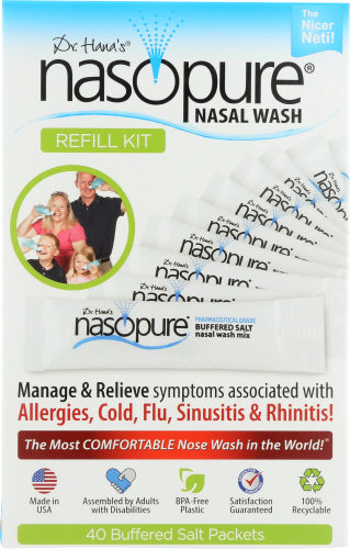 Nasopure - Nasal Wash System Refill Kit, 40EA