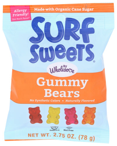 Surf Sweets - Organic Gummy Bears , 2.75 Oz | Pack of 12