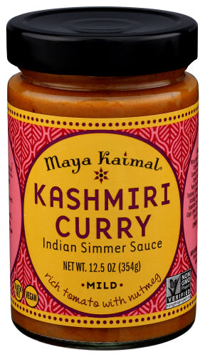 Maya Kaimal - Indian Simmer Sauce Kashmiri Curry, 12.5  Oz | Pack of 6