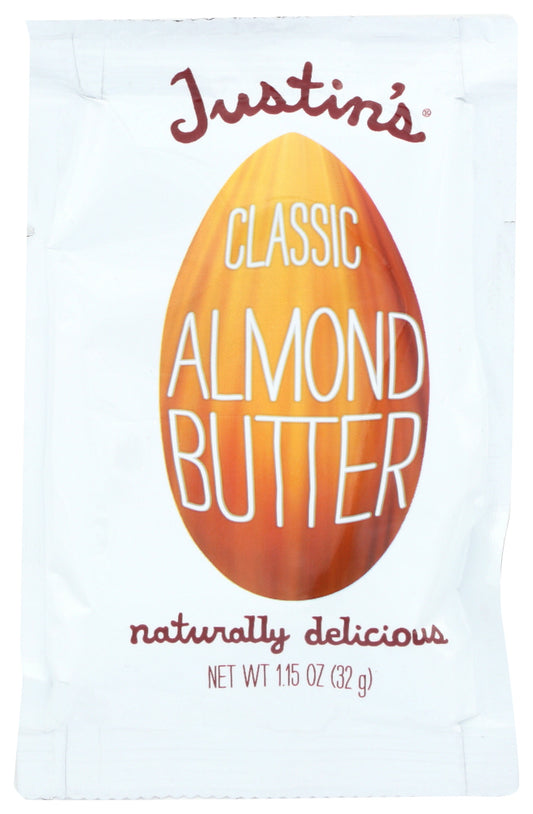 Justin's - Natural Classic Almond Butter Squeeze, 1.15 oz | Pack of 10