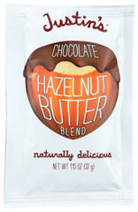 Justin's - Chocolate Hazelnut Butter Squeeze, 1.15 Oz | Pack of 10