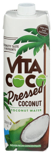 Vita Coco - Pressed Coconut Coconut Water, 33.8 Fl Oz | Pack of 12