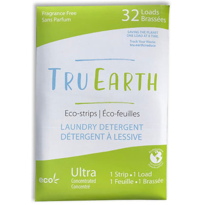 Tru Earth Eco - Strips Laundry Detergent Fragrance Free | Pack of 12