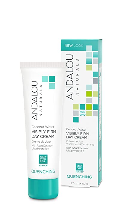 ANDALOU NATURALS - COCONUT WATER VISIBLY FIRM DAY CREAM, QUENCHING, 1.7 FL OZ