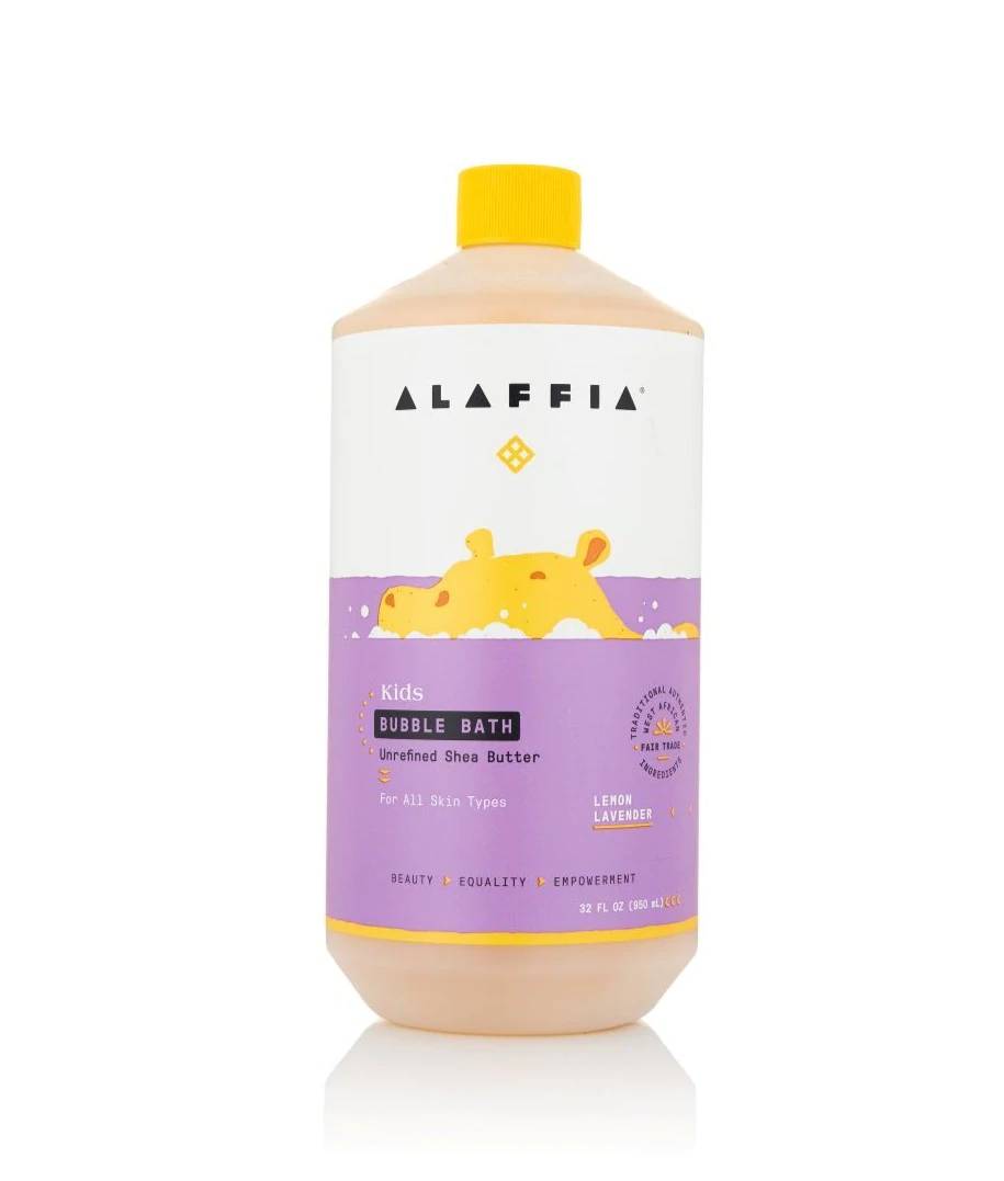 Alaffia - Baby & Kids Lemon Lavender Bubble Bath, 32 Fl OZ