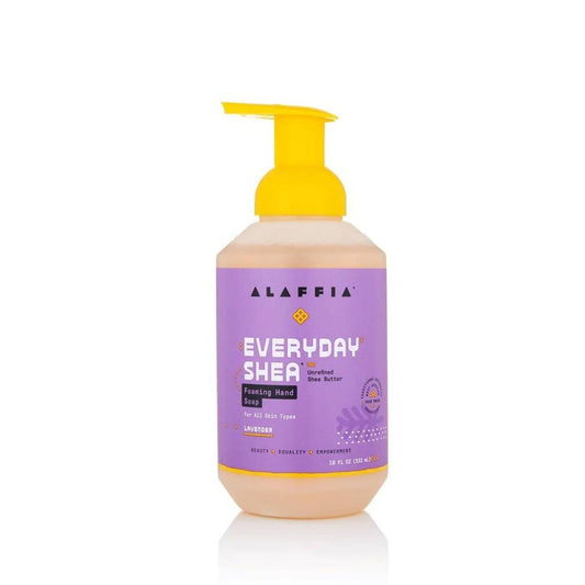 Alaffia - Everyday Shea Foaming Hand Soap - Lavender, 18 fl oz